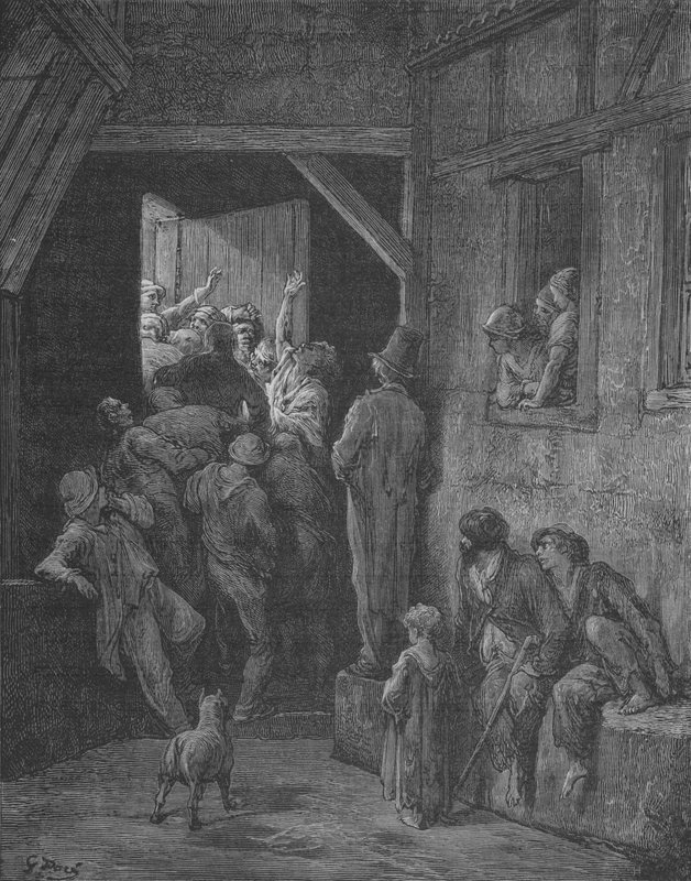 Bråk I Londons Undervärld av Gustave after Dore