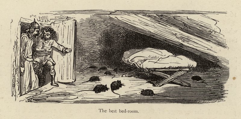 Det bästa sovrummet av Gustave after Dore
