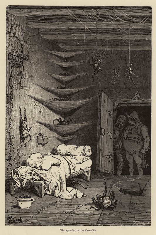 Reservsängen på Crocodile av Gustave after Dore