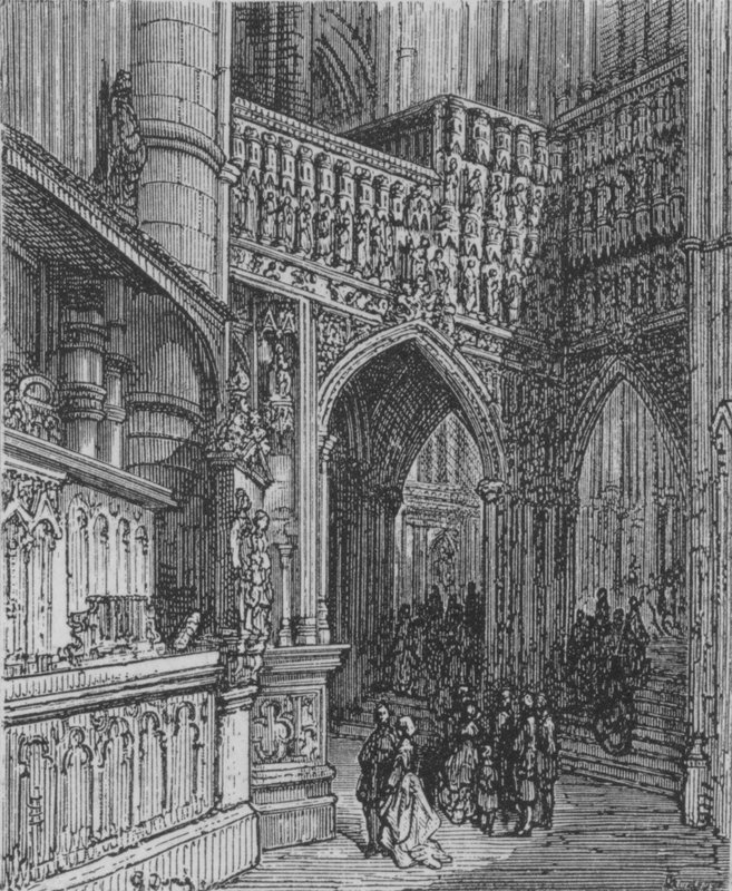Westminster, Oblique View av Gustave after Dore