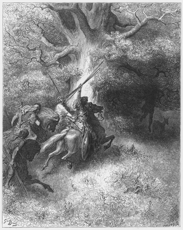 Gustave Dore Bibeln: Absaloms död av Gustave Dore