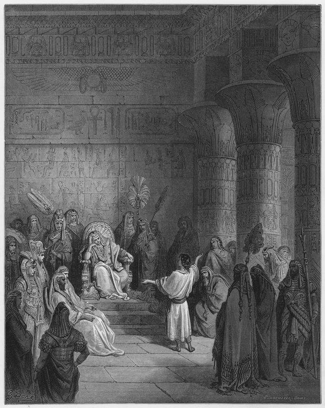 Gustave Dore Bibeln: Josef tolkar faraos dröm av Gustave Dore