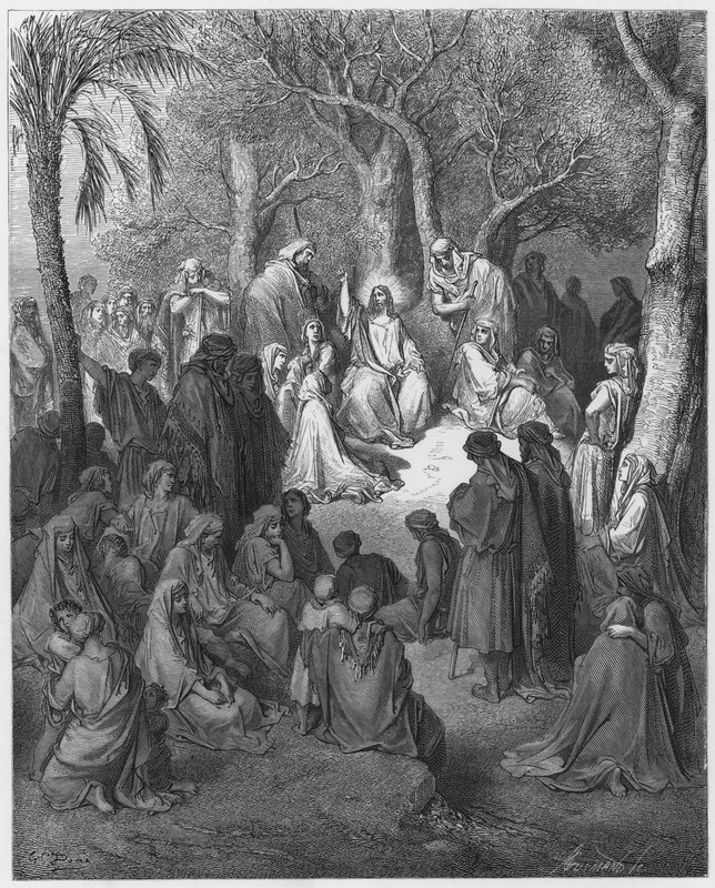 Gustave Dore Bibeln: Bergspredikan av Gustave Dore