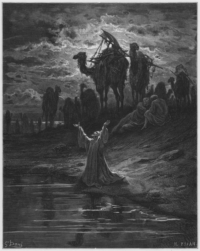 Gustave Dore Bibeln: Jakobs bön av Gustave Dore
