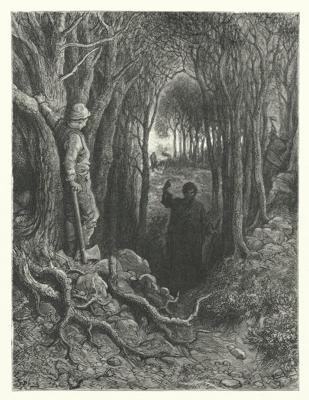 Gustave Dore illustration till Coleridges Rime of the Ancient Mariner (gravyr) av Gustave Dore