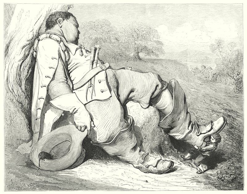 Le Petit Poucet; Hopp-O"-Min-tumme av Gustave Dore