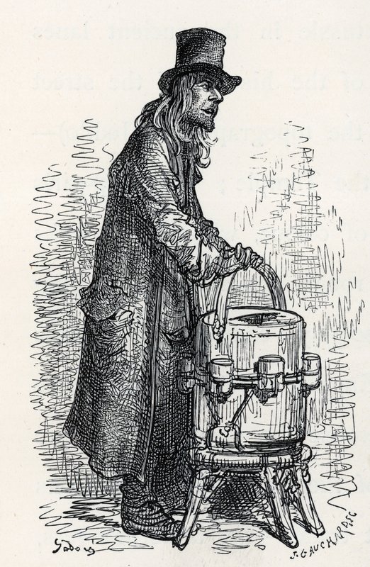 Lemonadförsäljare av Gustave Dore
