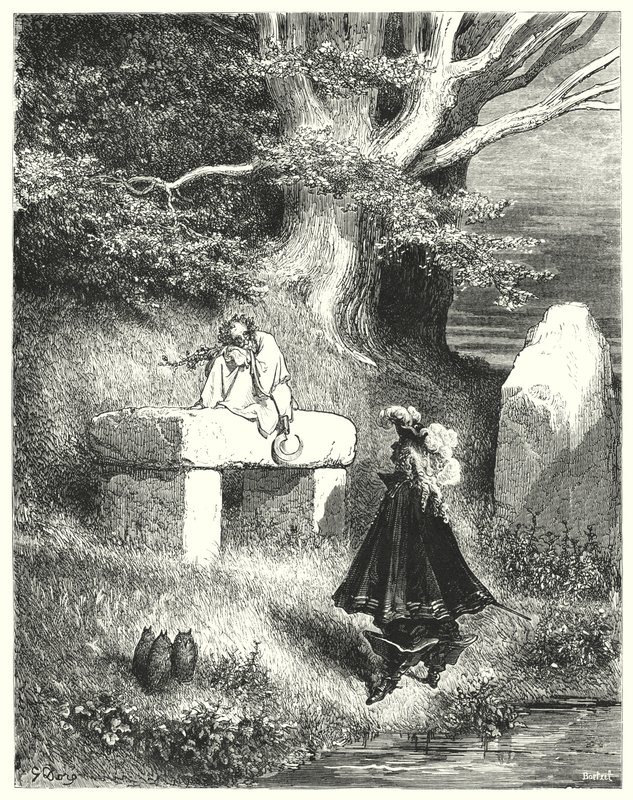 Petau-de "och; åsneskinn av Gustave Dore