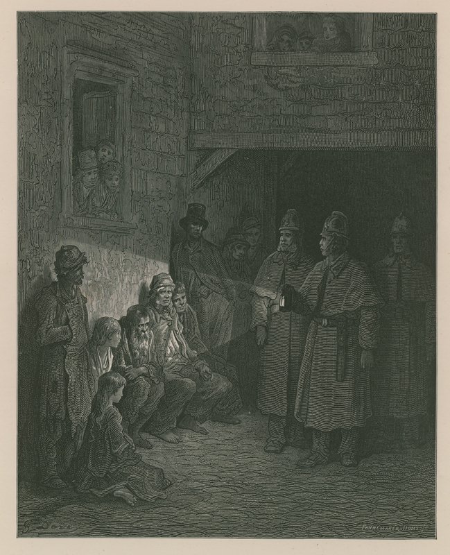 Poliser på takten av Gustave Dore