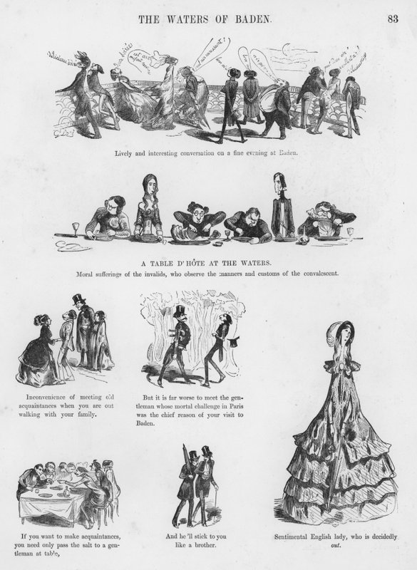Sketches Humorous and Grotesque av Gustave Dore (gravyr) av Gustave Dore