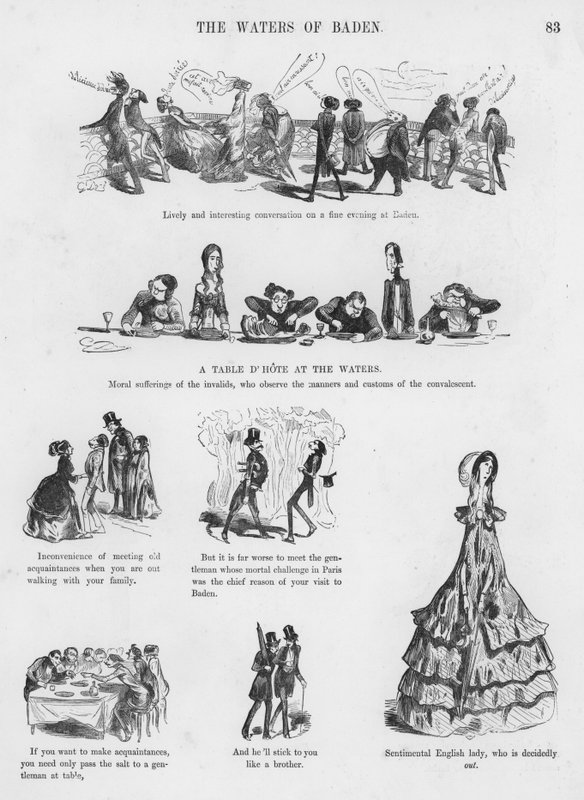 Sketches Humorous and Grotesque av Gustave Dore (gravyr) av Gustave Dore