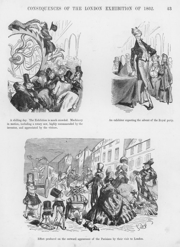 Sketcher Humorous and Grotesque av Gustave Dore (gravyr) av Gustave Dore