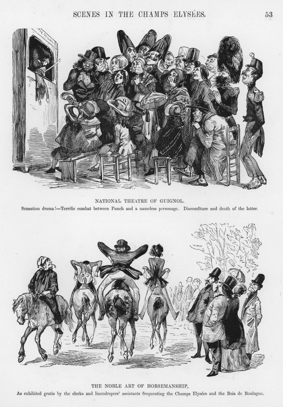 Sketches Humorous and Grotesque av Gustave Dore (gravyr) av Gustave Dore