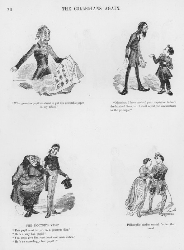 Sketches Humorous and Grotesque av Gustave Dore (gravyr) av Gustave Dore
