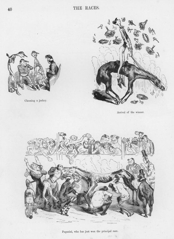Sketches Humorous and Grotesque av Gustave Dore (gravyr) av Gustave Dore