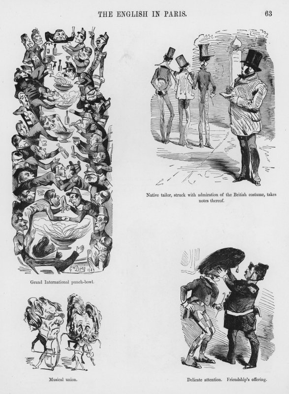 Sketches Humorous and Grotesque av Gustave Dore (gravyr) av Gustave Dore