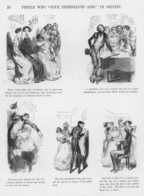 Sketches Humorous and Grotesque av Gustave Dore (gravyr) av Gustave Dore
