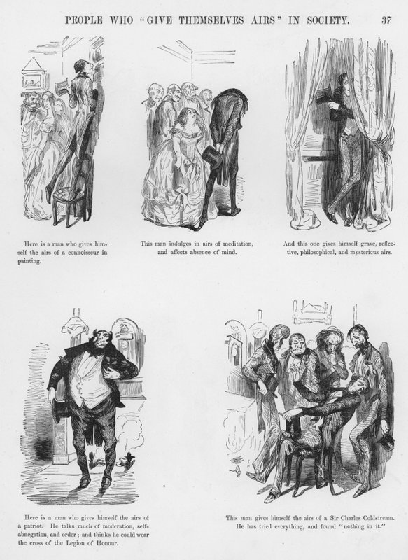 Sketches Humorous and Grotesque av Gustave Dore (gravyr) av Gustave Dore