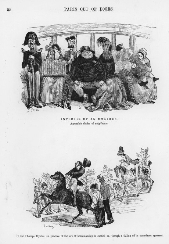 Sketches Humorous and Grotesque av Gustave Dore (gravyr) av Gustave Dore