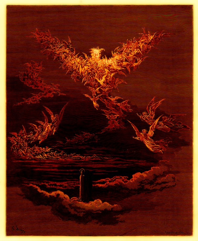 The Vision of the Sixth Heaven, illustration från 