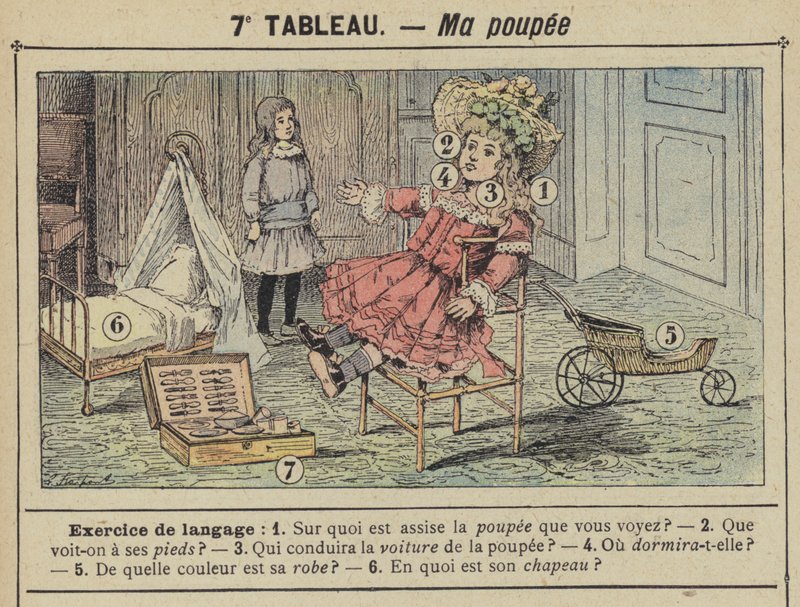 Min docka (färg litho) av Gustave Fraipont