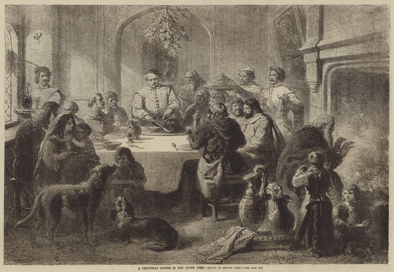 A Christmas Dinner in the Olden Time  av Gustave Janet