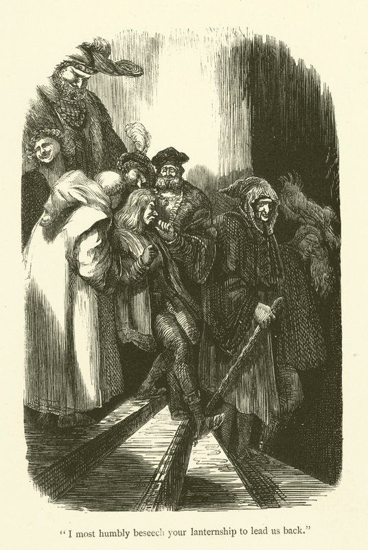 Illustration för Rabelais verk av Gustave after Dore