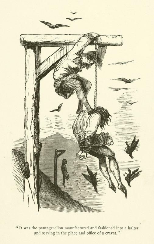 Illustration för Rabelais verk av Gustave after Dore