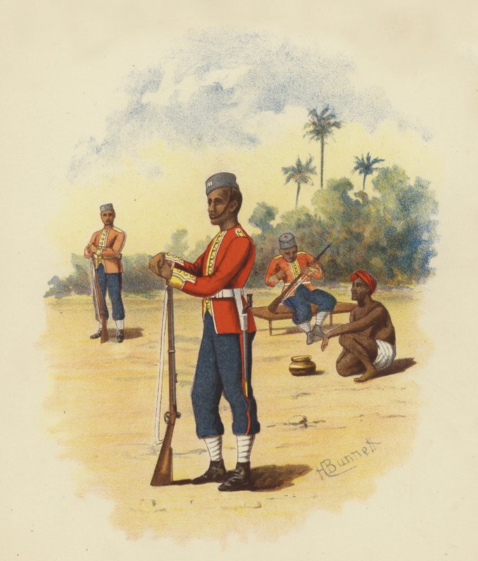 11:e bengaliska infödda infanteriet av H. Bunnett