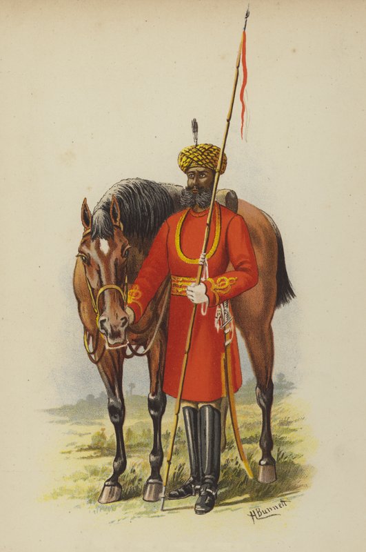 Generalguvernörens kroppsvakt, Calcutta av H. Bunnett