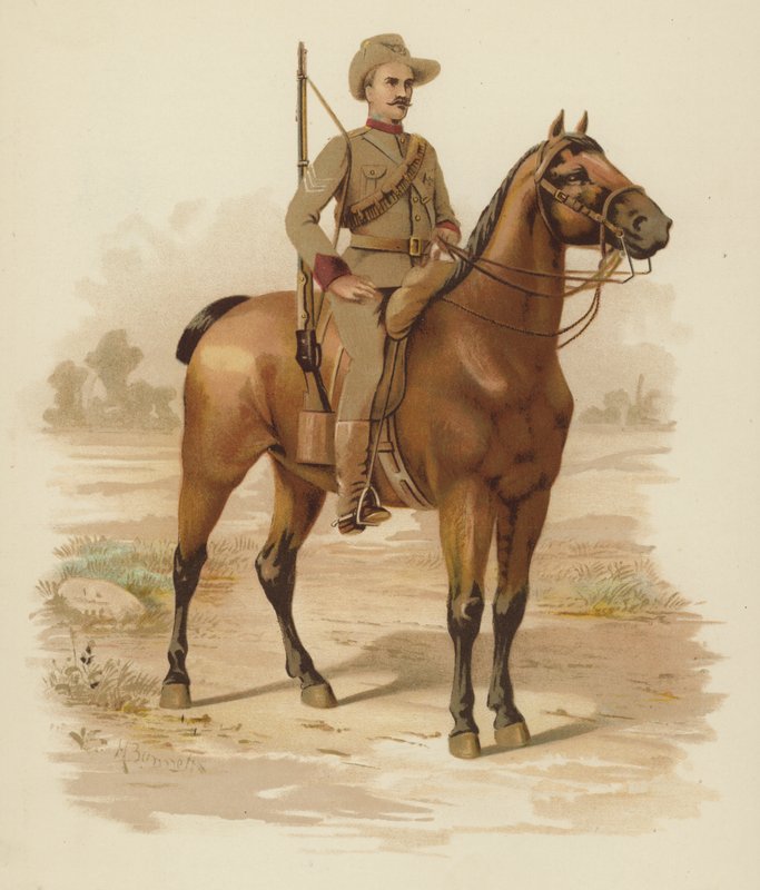Viktorianska monterade gevär av H. Bunnett
