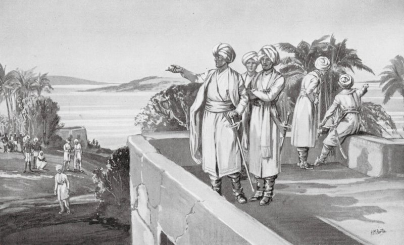 Humphrey Cooke tar Bombay i besittning av H. M. (after) Burton