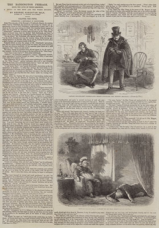 Baddington Peerage av Hablot Knight Browne