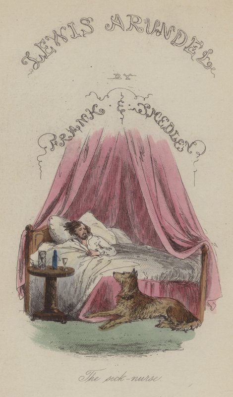 Illustration för Lewis Arundel eller The Railroad of Life av Frank E Smedley (färgad gravyr) av after Hablot Knight Browne