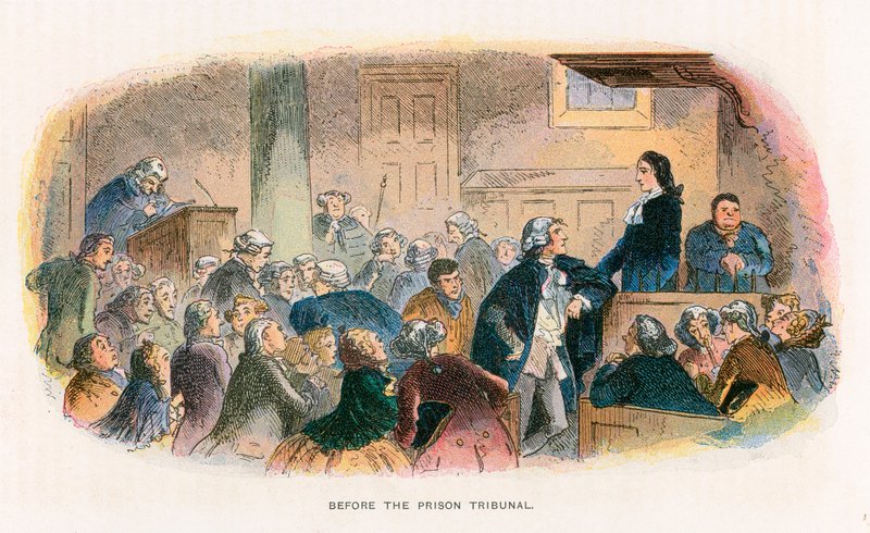 Illustration til A Tale of Two Cities Seed av Hablot Knight Browne
