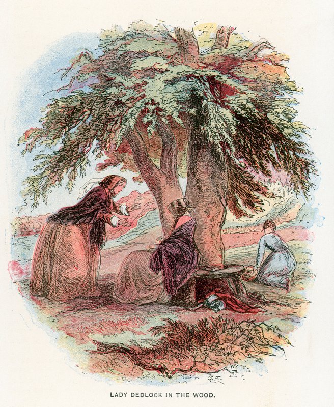 Illustration för Bleak House av Hablot Knight Browne