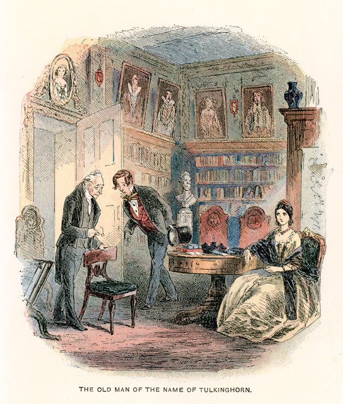 Illustration för Bleak House av Hablot Knight Browne