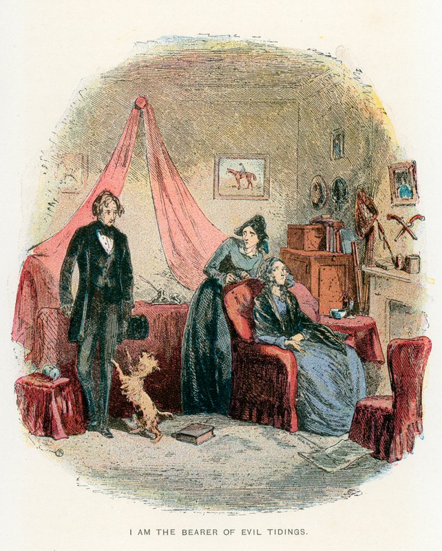 Illustration för David Copperfield av Hablot Knight Browne