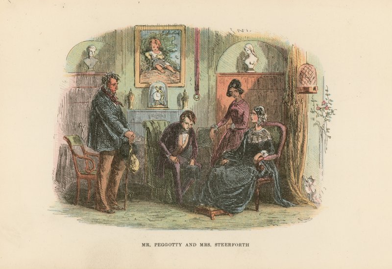 Illustration för David Copperfield av Hablot Knight Browne