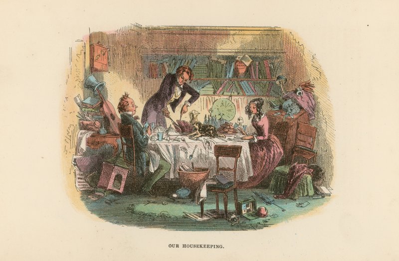 Illustration för David Copperfield av Hablot Knight Browne