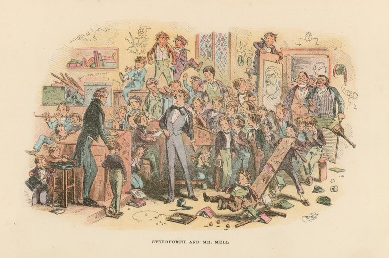 Illustration för David Copperfield av Hablot Knight Browne