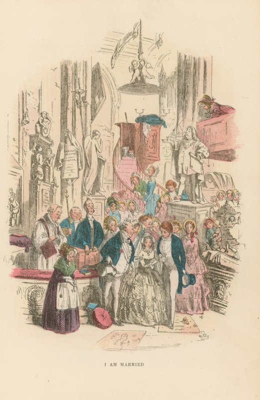 Illustration för David Copperfield av Hablot Knight Browne