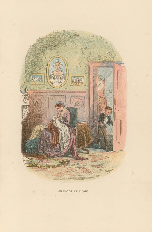 Illustration till David Copperfield av Hablot Knight Browne
