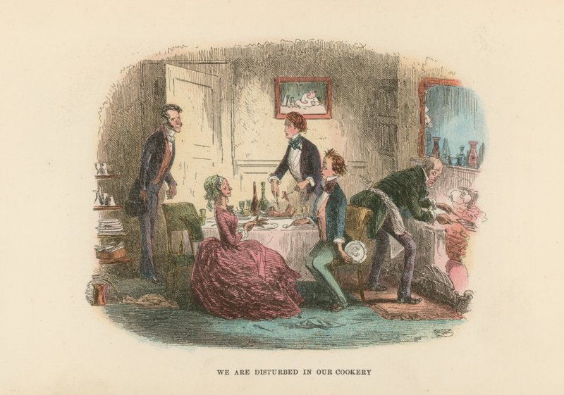 Illustration för David Copperfield av Hablot Knight Browne