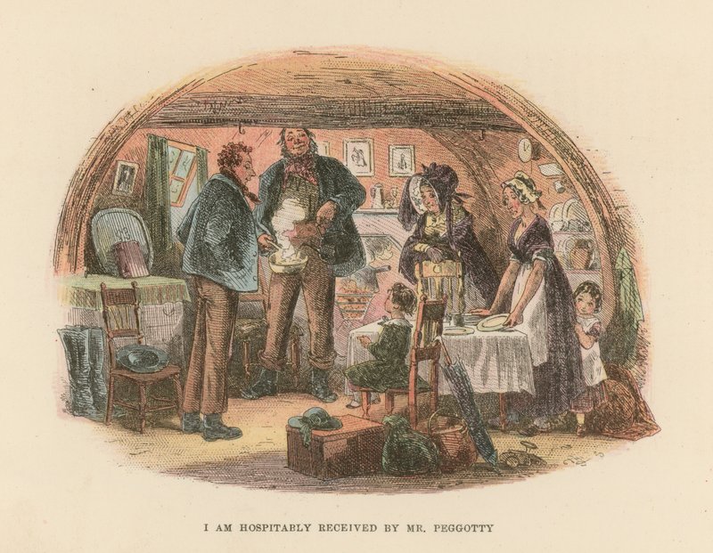 Illustration för David Copperfield av Hablot Knight Browne