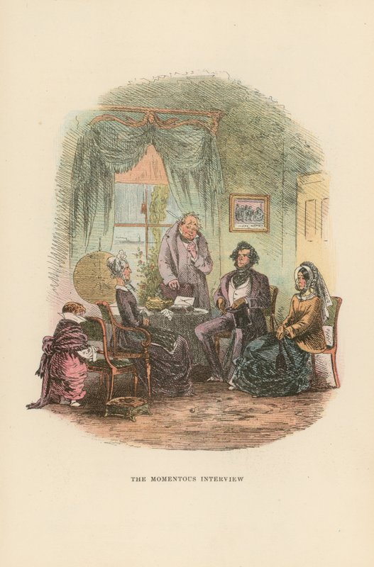 Illustration för David Copperfield av Hablot Knight Browne