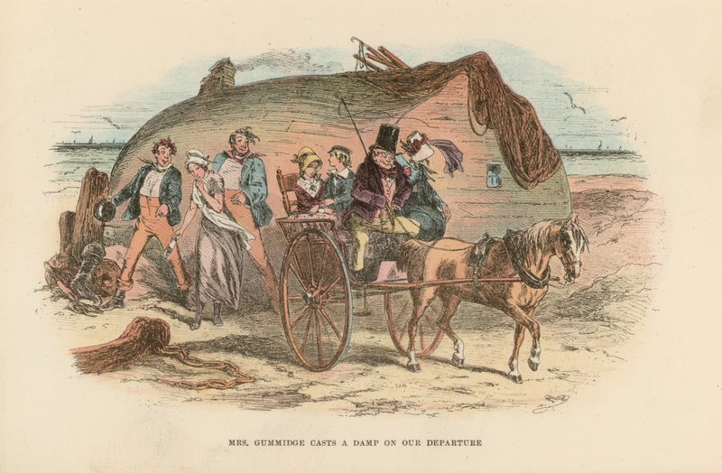Illustration för David Copperfield av Hablot Knight Browne