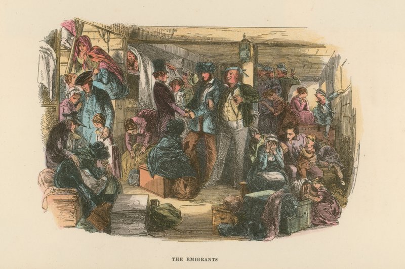 Illustration till David Copperfield av Hablot Knight Browne
