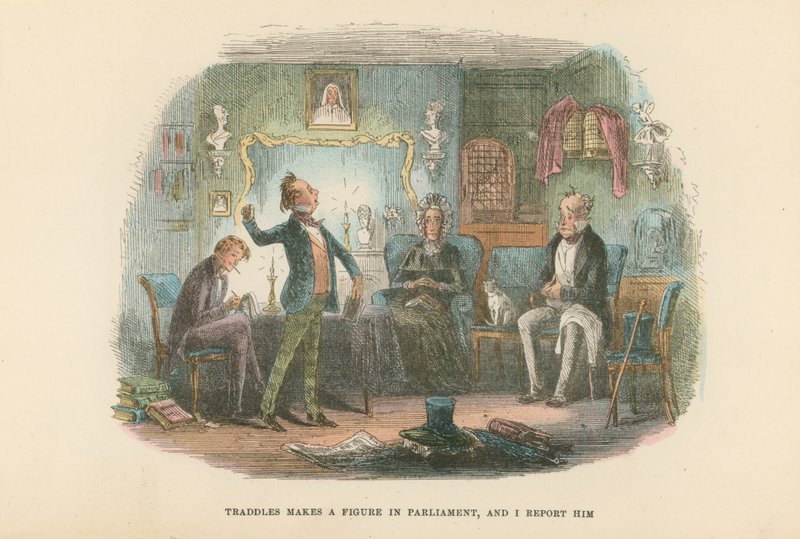 Illustration till David Copperfield av Hablot Knight Browne