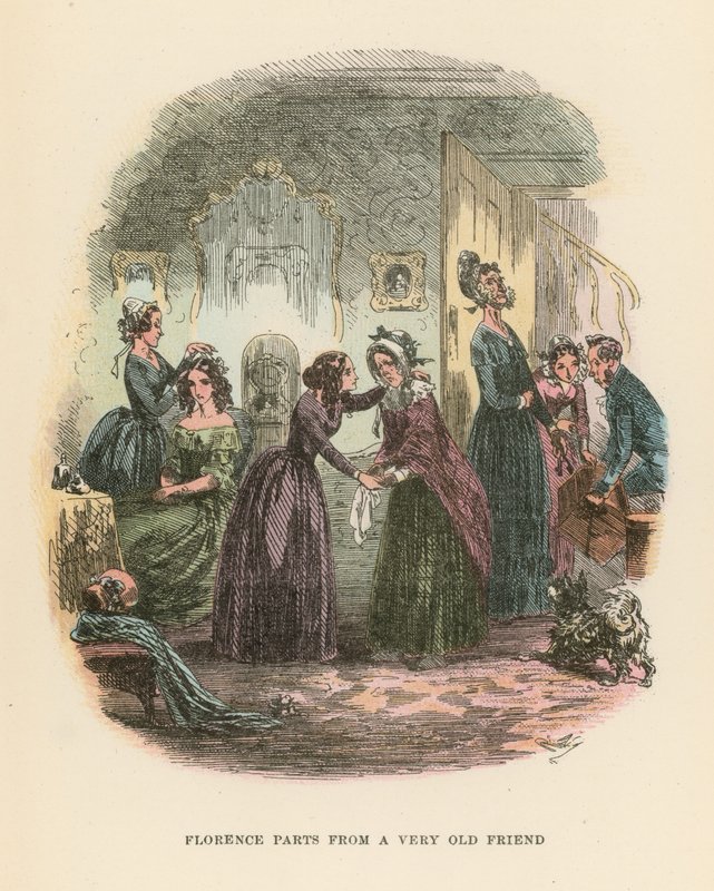 Illustration för Dombey och Son av Hablot Knight Browne